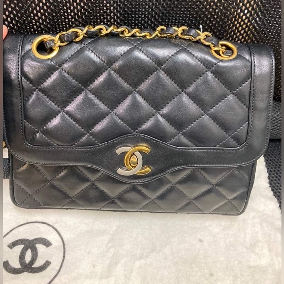 SOLD 🖤 Vintage Chanel Paris Double Flap Small - Picture 1 of 17